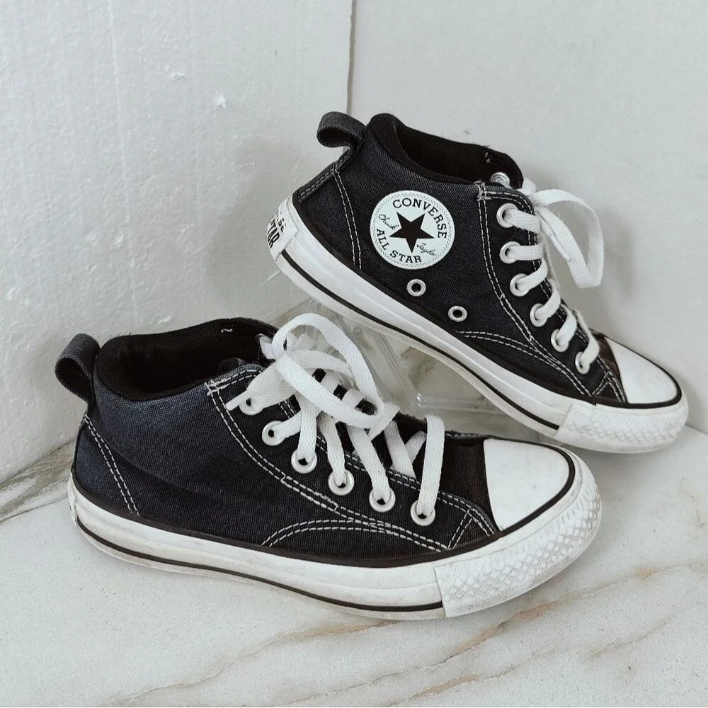 Converse Chuck Taylor All Star Malden Street Mid Sneakers, Sz 4